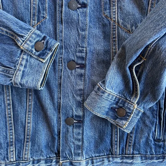Levi's Men's Blue Denim Jacket - Picture 4 of 5